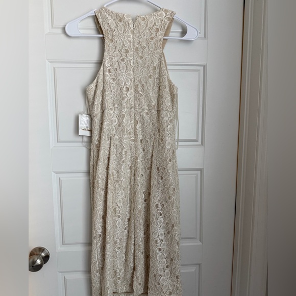 Elegant Cream Lace Woman’s Dress - Picture 3 of 3